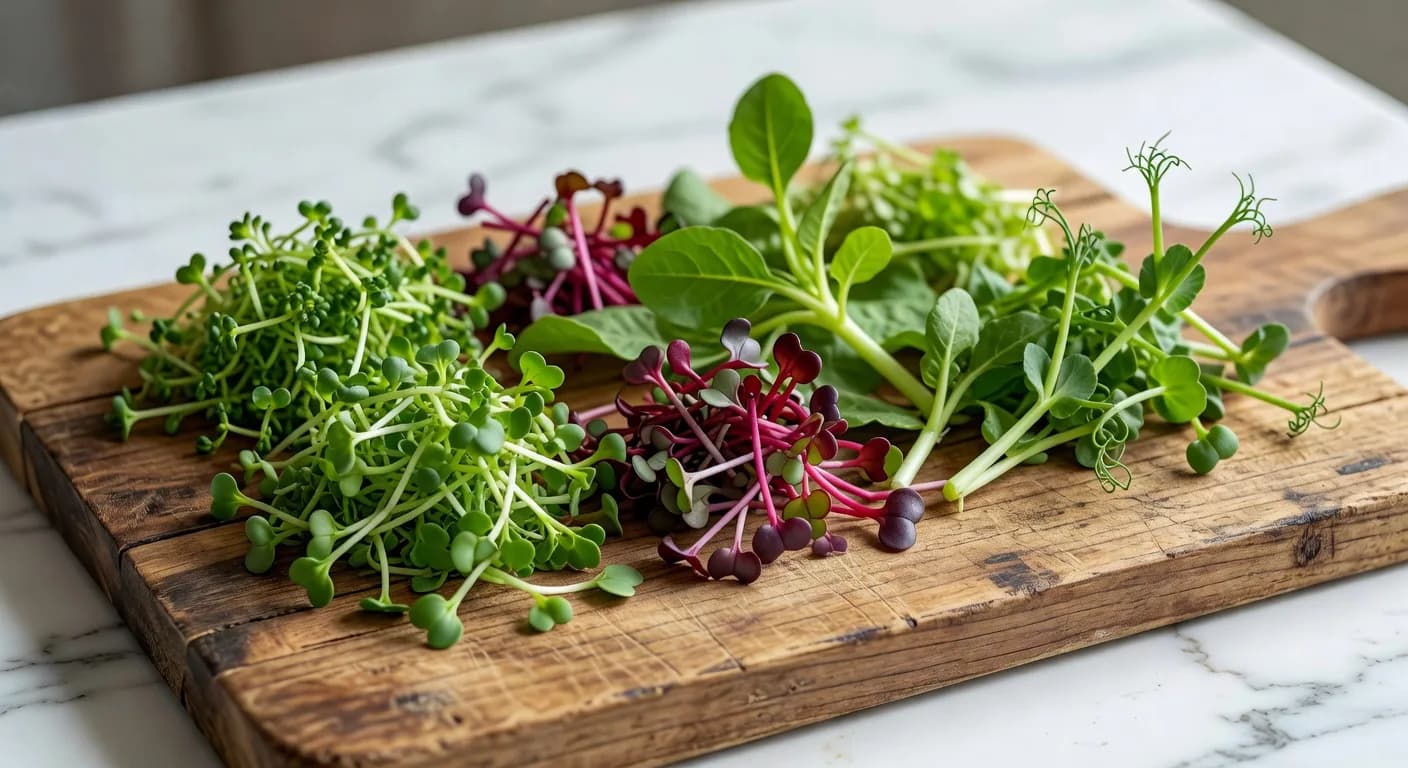 Mikrogrün — lebendiges Superfood