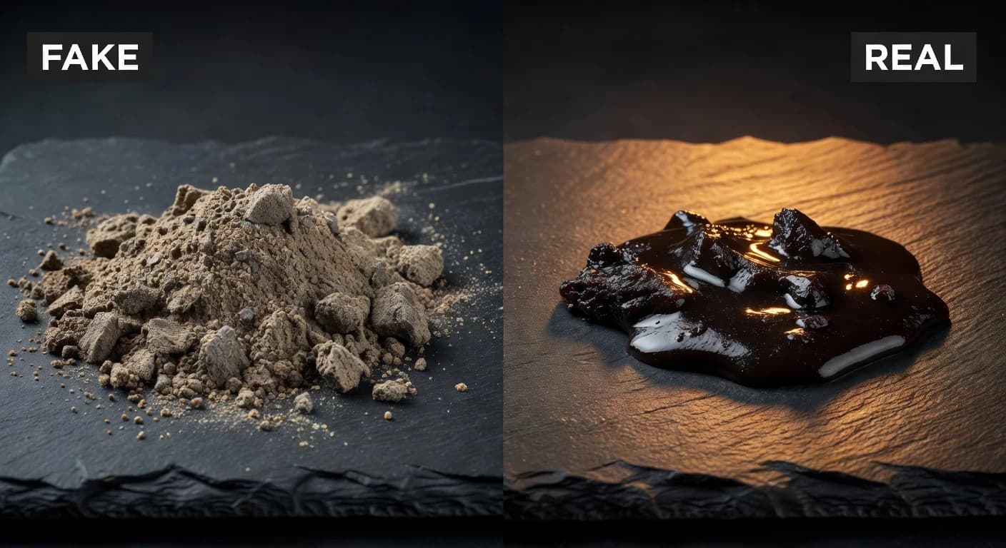 Ponarejeni shilajit: kako prepoznati original in zaščititi svoje zdravje